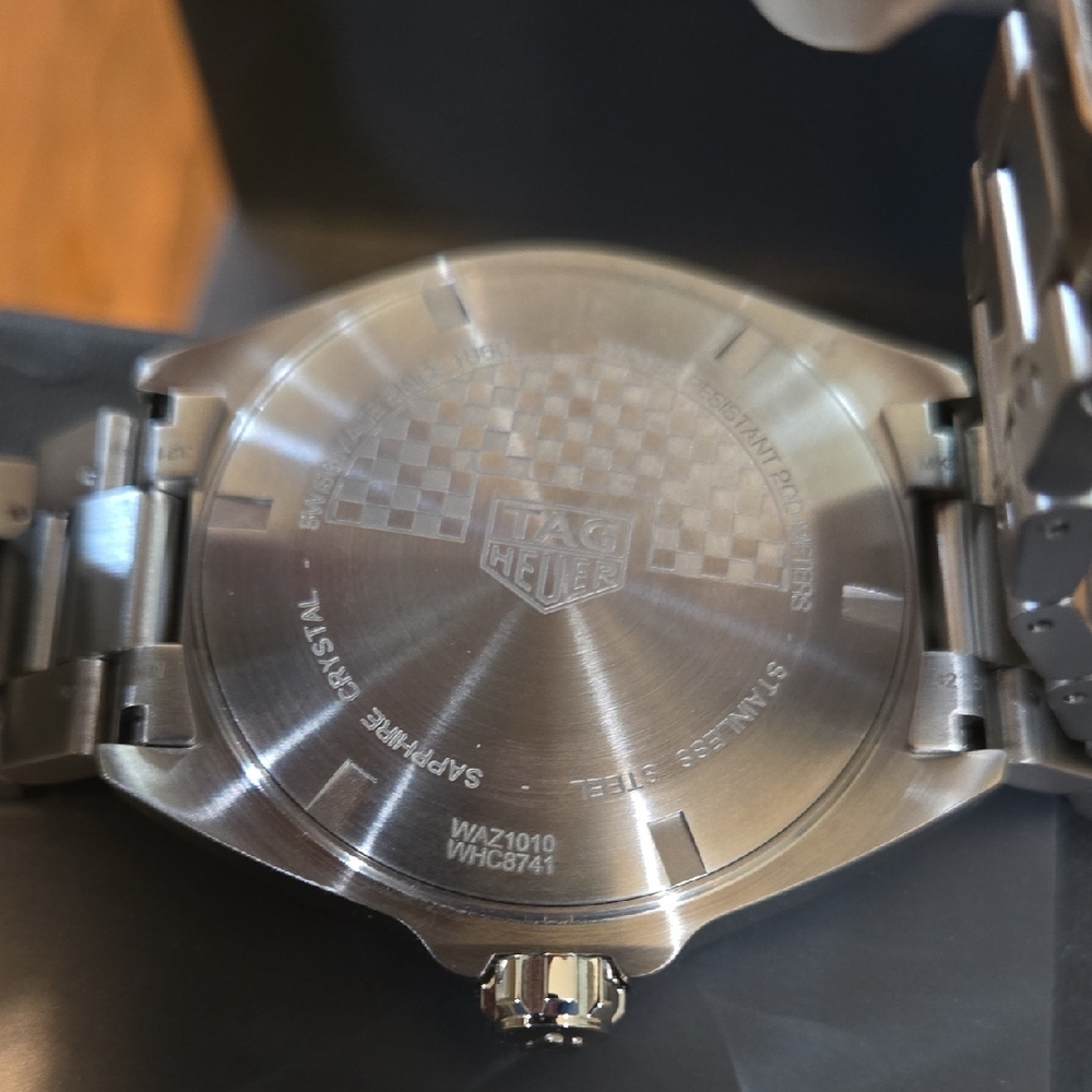TAG Heuer Blue Dial Silver Bracelet Watch - Picture 4 of 9